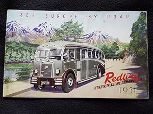 See Europe by road. Redline Continental Motorways Ltd, 1951