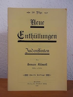 Bild des Verkufers fr Neue Enthllungen. Judenflinten zum Verkauf von Antiquariat Weber