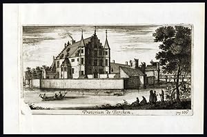 Antique Print-PRAETORIUM-BERCHEM-CASTLE-BELGIUM-Le Roy-1678