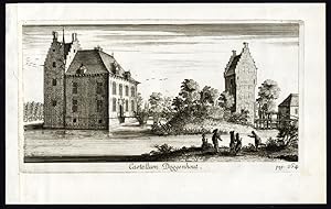 Antique Print-DOGGENHOUT CASTLE-BELGIUM-Le Roy-1678