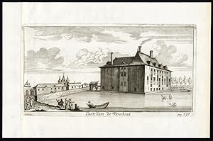 Antique Print-BOUCHOUT CASTLE-MEISE-BELGIUM-Le Roy-1678