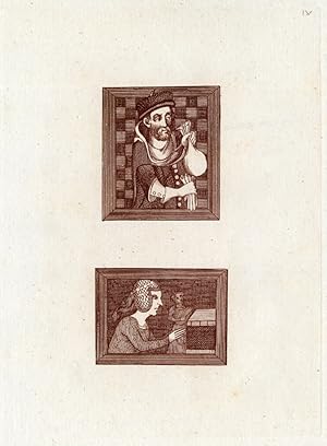 Antique Print-GEOFRY DE LUCY-KNIGHT-ENGLAND-Strutt-1793