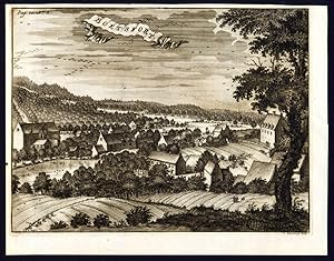 Antique Print-BOETFORT CASTLE-ZAVENTEM-BELGIUM-Harrewijn-Butkens-1726