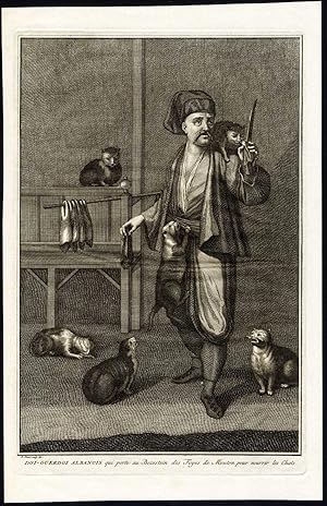 Antique Print-ALBANIA-COSTUME-CAT-TURKEY-Picart-1727