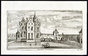 Antique Print-GROENINGHEN CASTLE-KONTICH-BELGIUM-Le Roy-1678