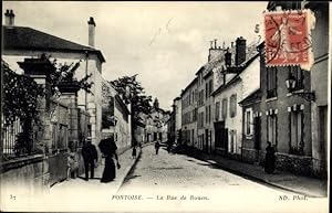 Ansichtskarte / Postkarte Pontoise Val d'Oise, La Rue de Rouen