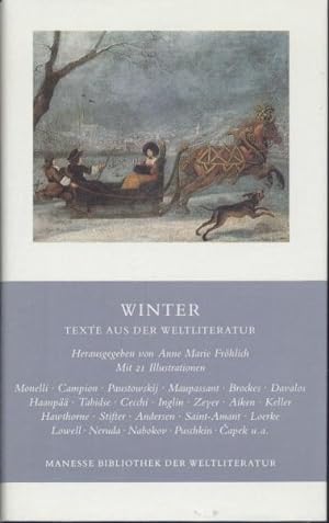 Bild des Verkufers fr Winter. Texte aus der Weltliteratur. zum Verkauf von Antiquariat Kaner & Kaner GbR