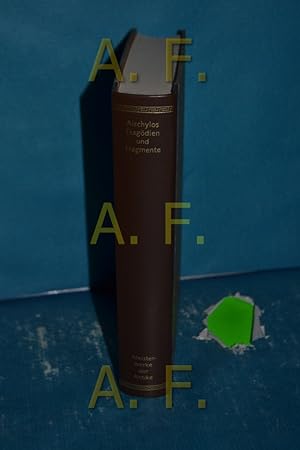 Imagen del vendedor de Aischylos die Tragdie und Fragmente (Meisterwerke der Antike) a la venta por Antiquarische Fundgrube e.U.