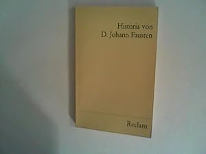 Imagen del vendedor de Historia von D. Johann Fausten (Reclams Universal-Bibliothek) a la venta por ANTIQUARIAT FRDEBUCH Inh.Michael Simon