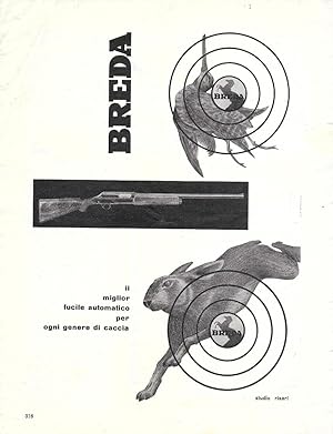 Seller image for Breda il miglior fucile automatico. Advertising 1959 for sale by libreria biblos