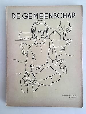 Image du vendeur pour De Gemeenschap No 9 September Volume 8 1932 mis en vente par Antiquariaat Paul Nederpel