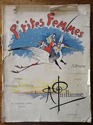 P tites femmes vers 1895 - GUILLAUME Albert - Illustrations Humour Grivois Artistes Edition origi...