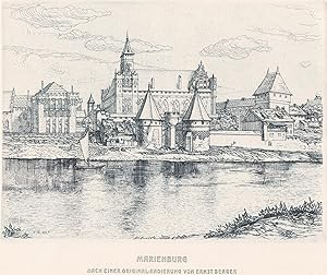 Bild des Verkufers fr Marienburg;Nach einer Original-Radierung von Ernst Berger zum Verkauf von Antiquariat Kastanienhof