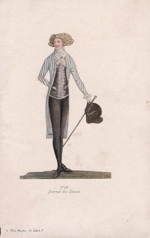 Bild des Verkufers fr Journal des Dames, 1790;Die Mode im 19. Jahrhundert zum Verkauf von Antiquariat Kastanienhof