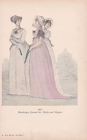 Bild des Verkufers fr Hamburger Journal der Moden und Eleganz (1801);Die Mode im 19. Jahrhundert zum Verkauf von Antiquariat Kastanienhof