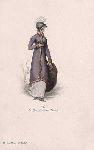 Bild des Verkufers fr La Belle Assemblee, London, 1812;Die Mode im 19. Jahrhundert zum Verkauf von Antiquariat Kastanienhof