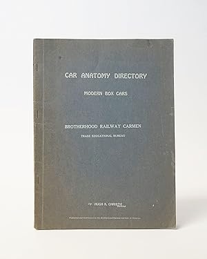 Immagine del venditore per Car Anatomy Directory. Modern Box Cars. Brotherhood Railway Carmen venduto da Karol Krysik Books ABAC/ILAB, IOBA, PBFA