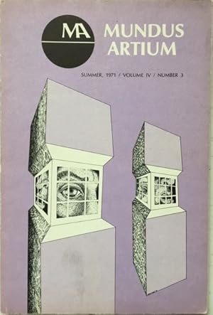 Immagine del venditore per Mundus Artium: A Journal of International Literature and the Arts - Summer 1971 venduto da Reilly Books