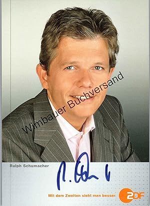 Image du vendeur pour Original Autogramm Ralph Schumacher ZDF /// Autogramm Autograph signiert signed signee mis en vente par Antiquariat im Kaiserviertel | Wimbauer Buchversand