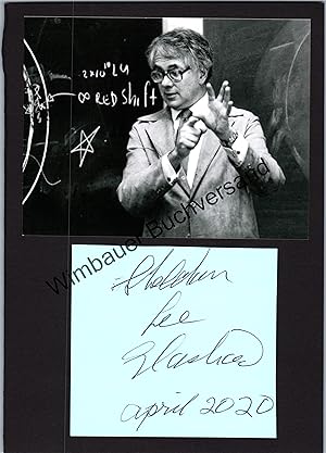 Bild des Verkufers fr Sheldon Lee Glashow Nobelpreis fr Physik 1979 // Autogramm Autograph signiert signed signee zum Verkauf von Antiquariat im Kaiserviertel | Wimbauer Buchversand