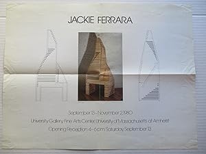 Seller image for Jackie Ferrara University of Massachusetts at Amherst Fine Arts Center 1980 Poster for sale by ANARTIST