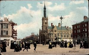 Ansichtskarte / Postkarte Blackpool Lancashire England, Talbot Square