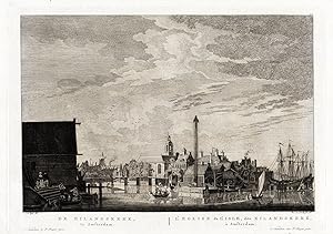 Antique Print-AMSTERDAM-NETHERLANDS-EILANDSKERK-SHIP-CHURCH-Fouquet-1783