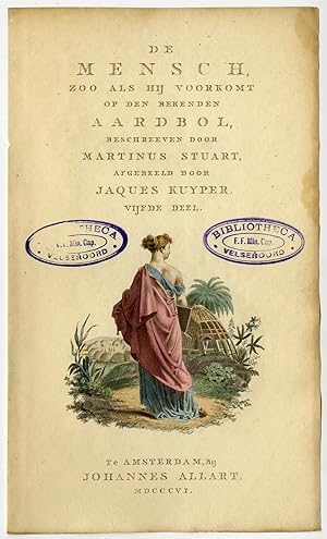 Antique Print-EXOTIC LANDSCAPE-FEMALE-CLASSICAL-VILLAGE-Kuyper-Portman-1806