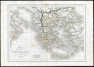 Antique Print-ANCIENT-GREECE-THRACIA-THESSALY-Delamarche-1840