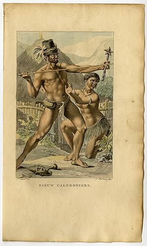 Antique Print-NEW CALEDONIA-MELANESIA-Stuart-Portman-Kuyper-1802