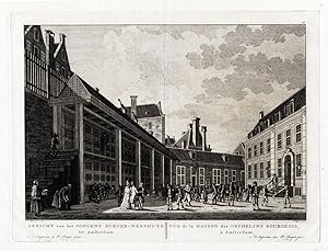 Antique Print-AMSTERDAM-NETHERLANDS-BURGERWEESHUIS-BOY'S ORPHANAGE-Fouquet-1783