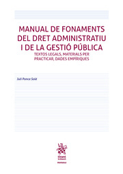 Seller image for Manual de Fonaments del Dret Administratiu i de la Gesti Pblica for sale by Vuestros Libros