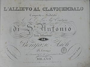 Bild des Verkufers fr L'Allievo al Clavicembalo. Composto e Dedicato A S. E. La Sig. a Contessa di St. Antonio Nata Iohnstone da Bonifazio Asioli. Parte I-III. zum Verkauf von Antiquariat Rainer Schlicht