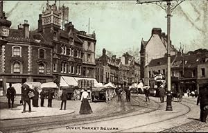 Ansichtskarte / Postkarte Dover Kent England, Market Square