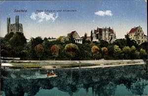 Bild des Verkufers fr Ansichtskarte / Postkarte Saalfeld an der Saale Thringen, Hohe Schwarm und Kitzerstein zum Verkauf von akpool GmbH