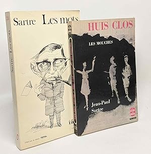 Image du vendeur pour Les mouches + Les mots --- 2 livres mis en vente par crealivres