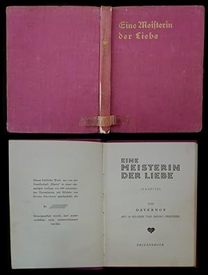 Seller image for Eine Meisterin der Liebe. 12 Kapitel. for sale by Biblion Antiquariat