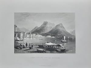 LUGANO, WITH THE LAKE AND MOUNTAINS