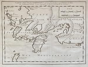 CARTE DES ISLES RHODIENES