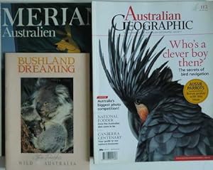 3 Heft: Merina Australien 1988 / Australian Georgraphic No. 112 Januar/Februar 2013 / Bushland Dr...