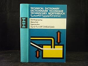 Technisches Wörterbuch. Ingenieurbau. Technical dictionary. Civil engineering. Englisch - Französ...