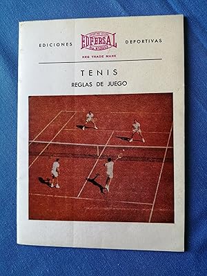 Reglas del juego de tenis : casos y decisiones [folleto]