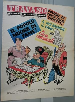 Seller image for Togliatti e Nenni. Vignetta di satira politica. Stampa 1953 for sale by libreria biblos