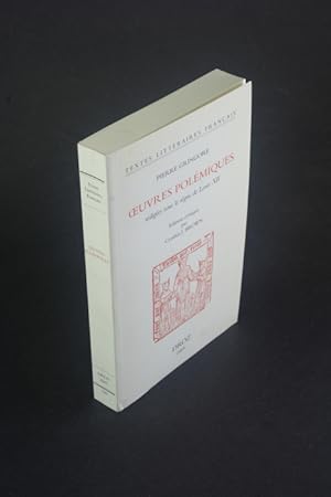 Bild des Verkufers fr Oeuvres polemiques rdiges sous le rgne de Louis XII. dition critique par Cynthia J. Brown zum Verkauf von Steven Wolfe Books