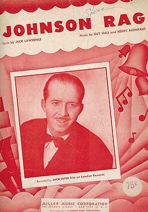 Seller image for Johnson Rag - Sheet Music - Jack Teter Cover for sale by ! Turtle Creek Books  !