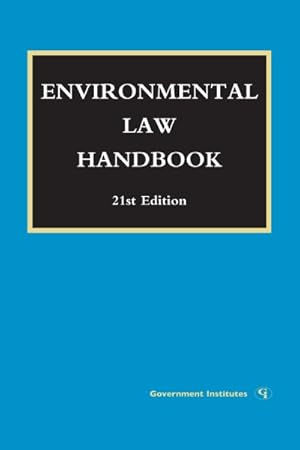 Bild des Verkufers fr Environmental Law Handbook zum Verkauf von GreatBookPrices