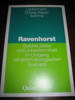 Imagen del vendedor de Ravenhorst. Gefhle, Werte und Unbestimmtheit im Umgang mit einem kologischen Scenario. (= Quintessenz der umweltpsychologischen Forschung Band 2). a la venta por Altstadt-Antiquariat Nowicki-Hecht UG