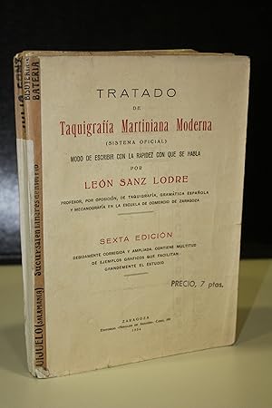 Imagen del vendedor de Tratado de Taquigrafa Martiniana Moderna (Sistema oficial). Modo de escribir con la rapidez con que se habla. a la venta por MUNDUS LIBRI- ANA FORTES