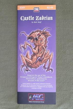 Immagine del venditore per Castle Zadrian (Dungeons and Dragons, 3rd Edition: D20 System) venduto da Wayne's Books