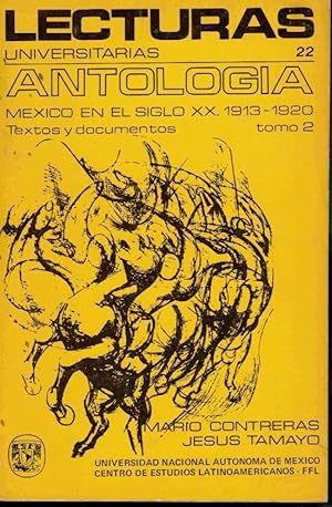 Seller image for MEXICO EN EL SIGLO XX. 1913-1920. TEXTOS Y DOCUMENTOS. TOMO II. for sale by Librera Javier Fernndez